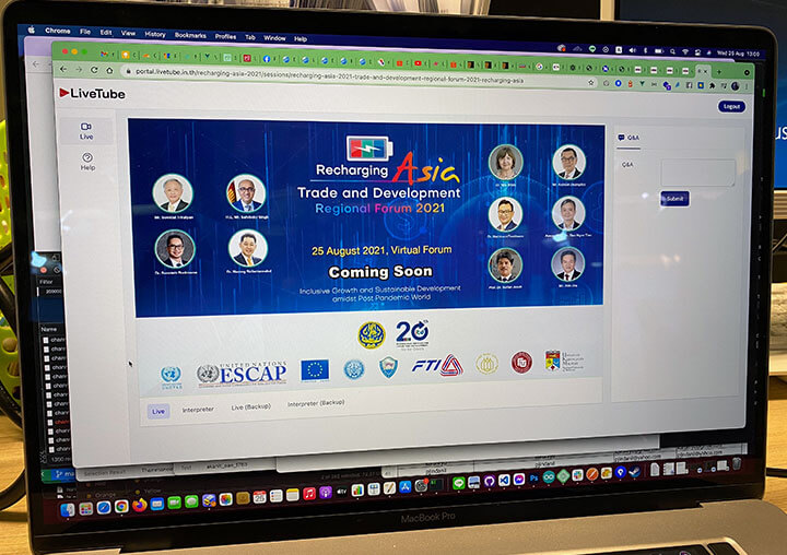 บริการ LiveTubeX Portal Platform